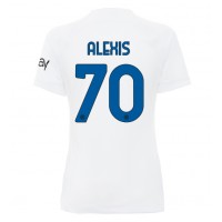 Inter Milan Alexis Sanchez #70 Vonkajší Ženy futbalový dres 2023-24 Krátky Rukáv